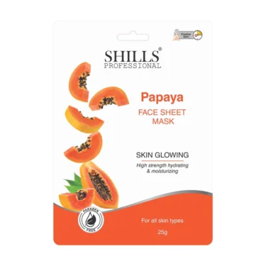 Papaya Face Sheet Masks- 1 Pcs  | 25 grams
