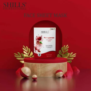 Pomegranate Face Sheet Masks- 1 Pcs  | 25 grams