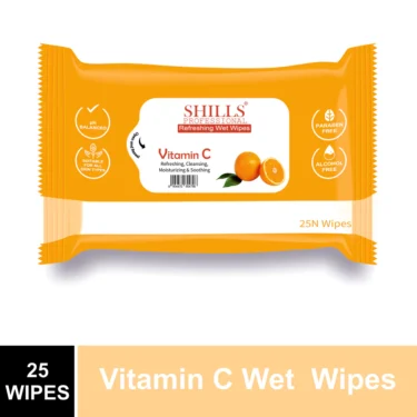 Vitamin C Refreshing Wet Wipes- 25 Pcs/Pack
