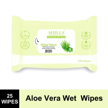 Aloevera Refreshing Wet Wipes- 25 Pcs/Pack