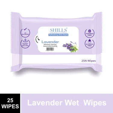 Lavender Refreshing Wet Wipes- 25 Pcs/Pack