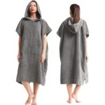 Soft & Absorbent Bath Towel with Built-In Pocket for Gym, Home, Travel, Spa and Beach Use